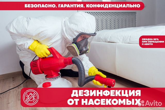 Уничтожение клопов, тараканов, муравьёв