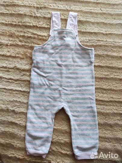 Брюки полукомбинезон для девочки 86