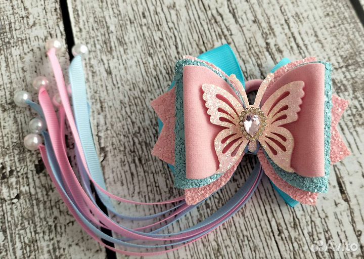 Бантики для волос ручной работы