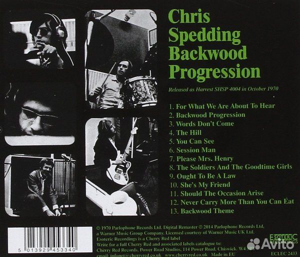 Chris Spedding - Backwood Progression (Definitive Remastered Edition) (1 CD)