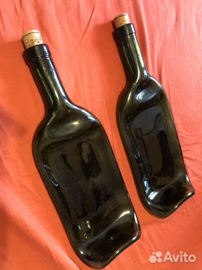 Тарелка бутылка 2 шт с упаковкой в пупырку