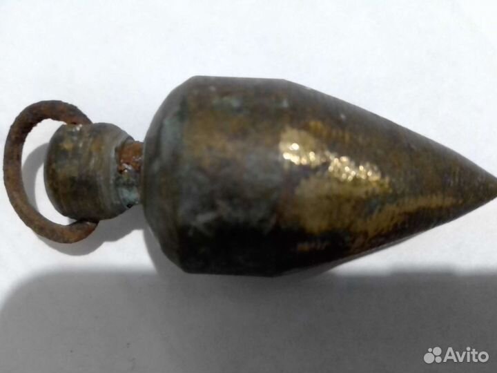 Антикварный инструмент - Отвес, металл