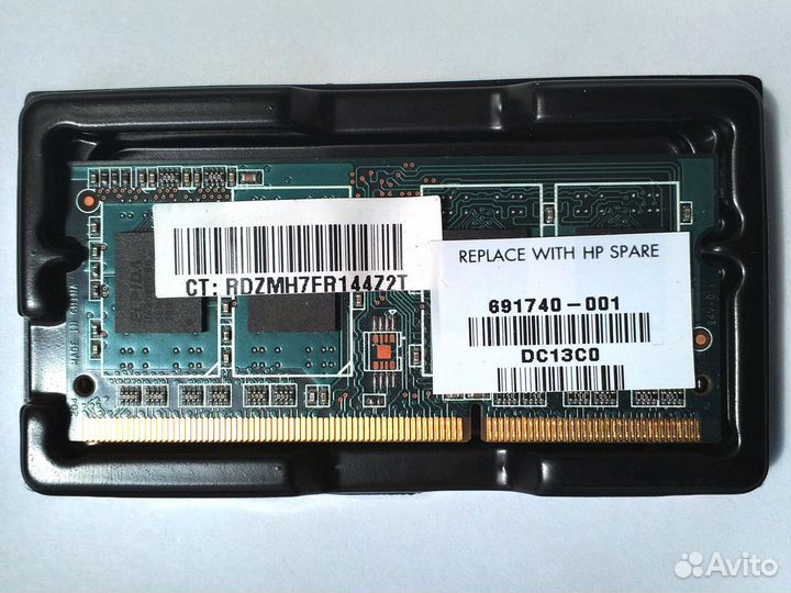 Оперативная память DDR3 (DDR3L) sodimm 4GB