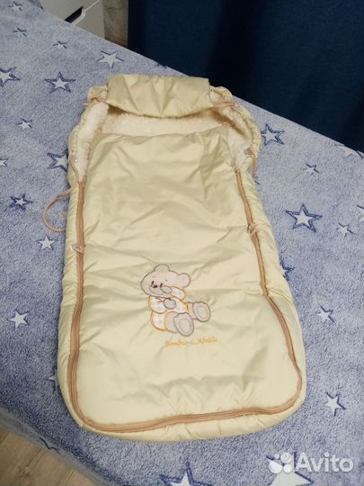 Зимний конверт в коляску