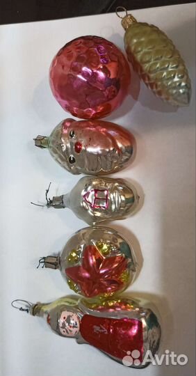 Елочные игрушки СССР