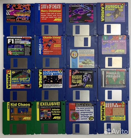 Commodore Amiga. 320 дискет-софт и игры