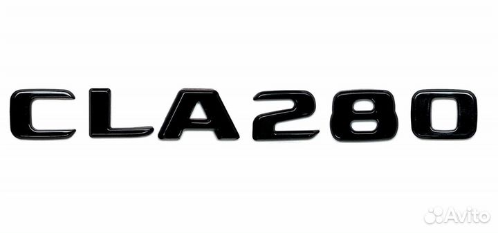 Комплект: шильдик Mercedes CLA280 + AMG черн