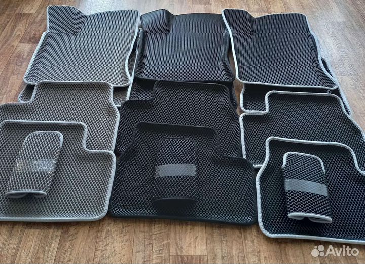 Ева Eva коврики автомобильные с бортами