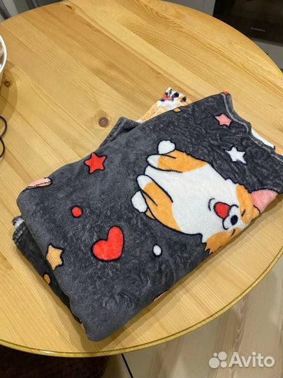 Плед детский плюшевый