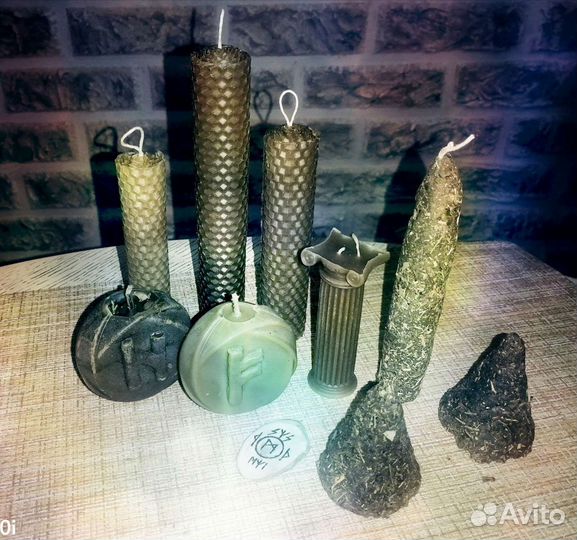 Свечи из пчелинного воска 100