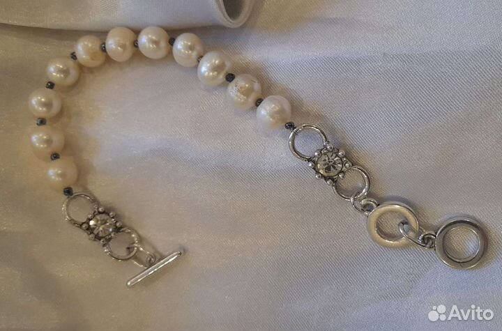 Браслет из натурального жемчуга