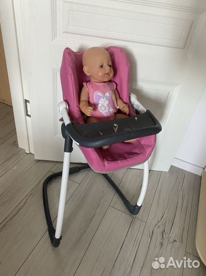 Стул-качеля для кукол Smoby 3 в 1