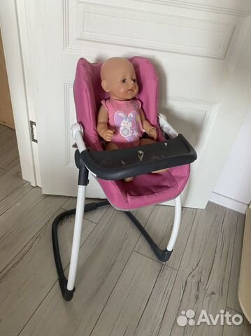 Стул-качеля для кукол Smoby 3 в 1