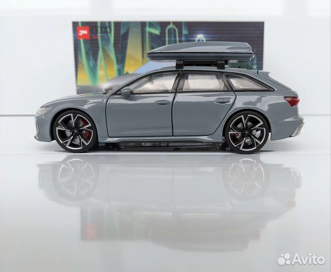 Металлическая модель универсала audi RS 6