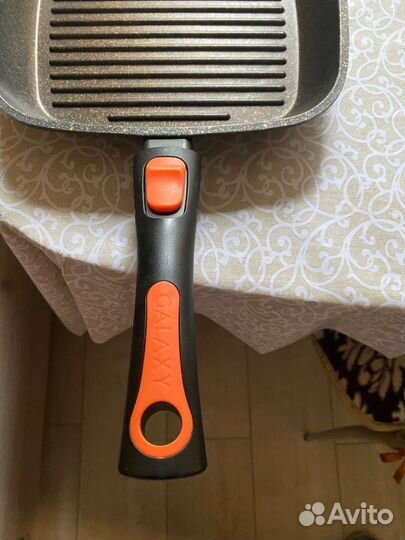 Чугунная сковорода гриль