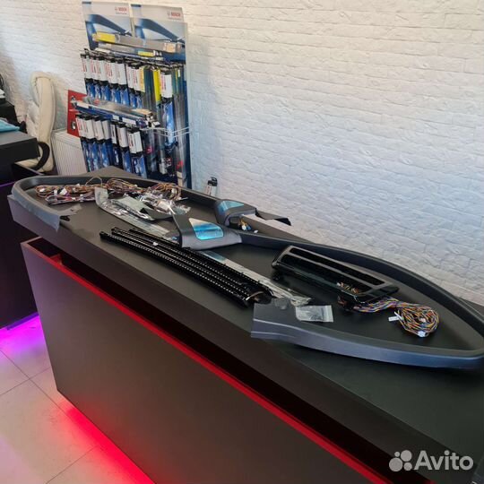 BMW F30 подсветка салона