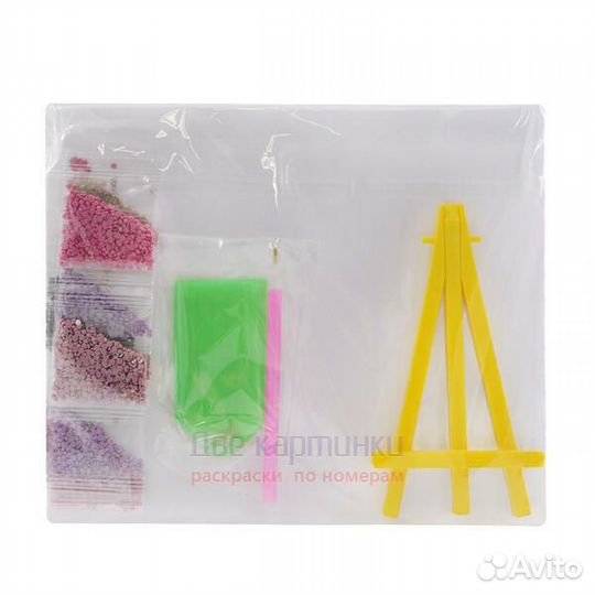 Алмазная мозаика 21x25 Звёздная ночь над курортным