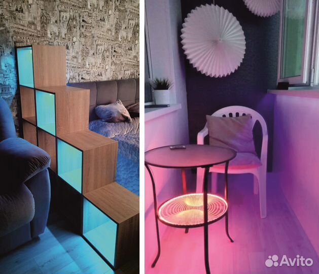 Установка, ремонт светодиодной подсветки, электрик