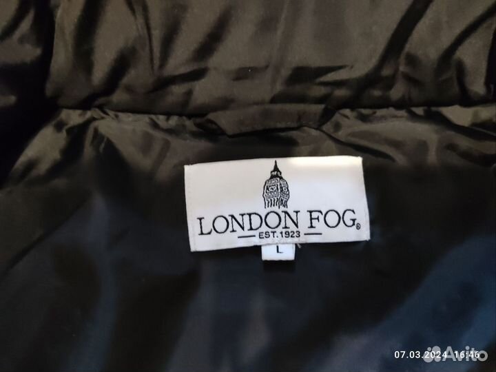 Куртка тренч полупальто London Fog новое