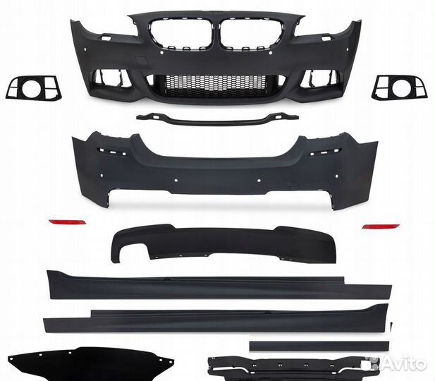 М пакет BMW F10 рестайлинг обвес