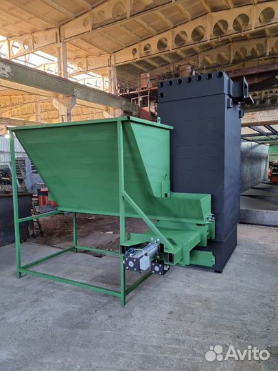 Котел твердотопливный для мебельного цеха опилки