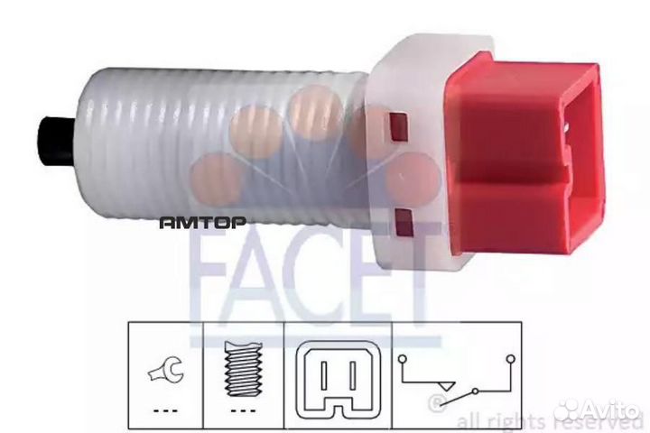 Facet 71191 Выключатель фонаря сигнала торможения