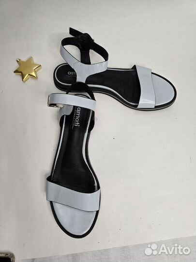 Босоножки сандалии женские 39, нат кожа