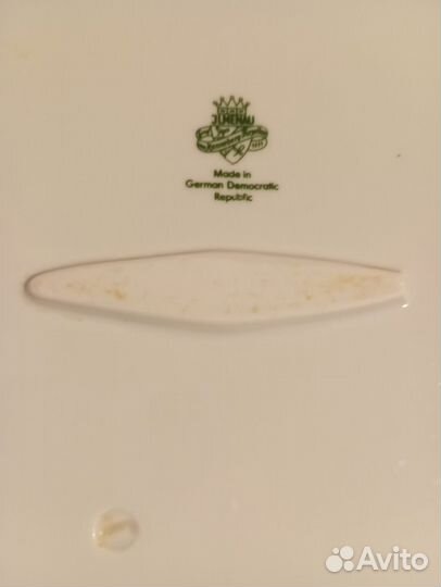 Овальное сервировочное блюдо jlmenau (ГДР)