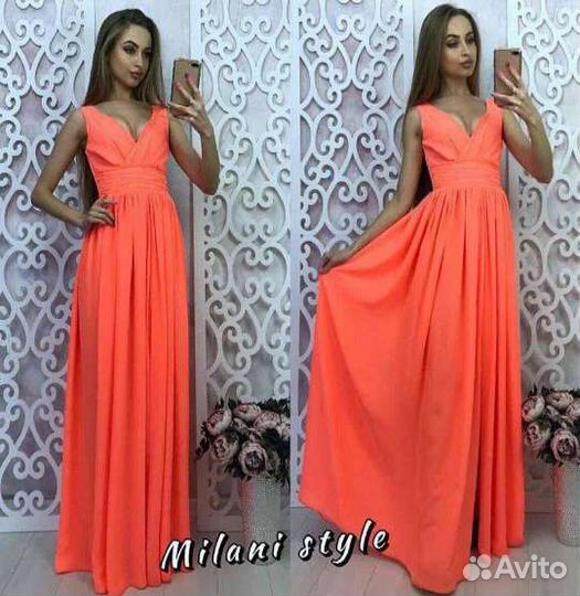 Платье в пол