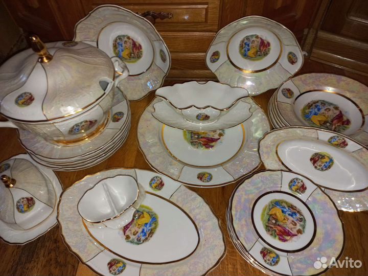 Сервиз столовый Bernadotte Мадонна Чехия,новый