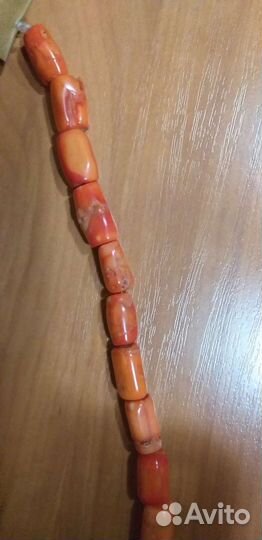 Бусины из натуральных камней Коралл, Аметист