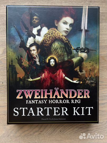 Нри Zweihander Fantasy Horror RPG: Starter Kit