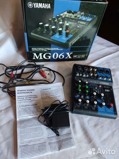 Микшерная консоль yamaha mg 06x