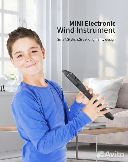 Портативный электронный саксофон Konix DC02 новый