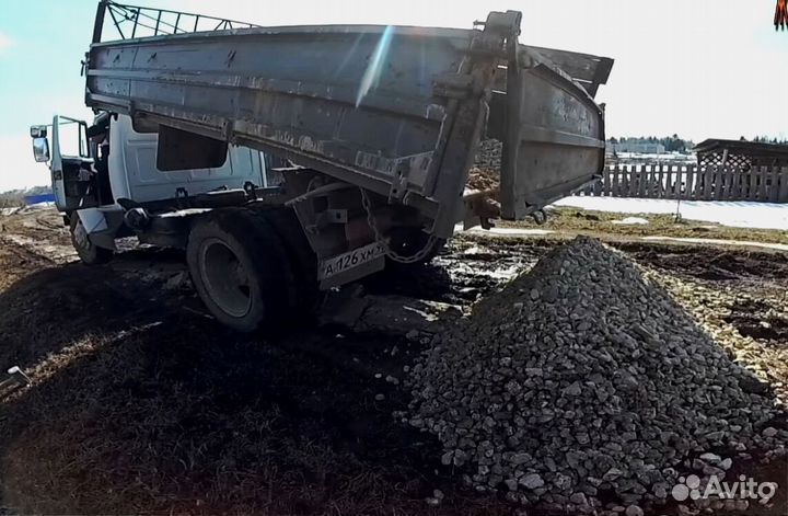 Щебень для дороги