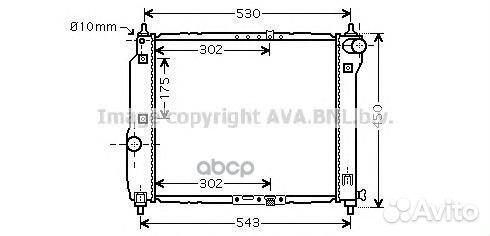 Радиатор системы охлаждения chevrolet: kalos 1
