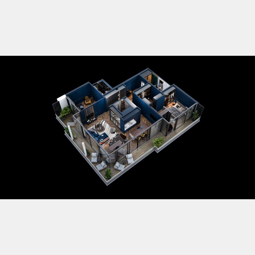 2-к. квартира, 140,6 м², 10/18 эт.