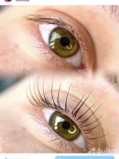 Ламинирование ресниц и бровей