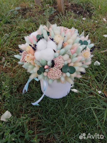 Букет из стабилизированных цветов