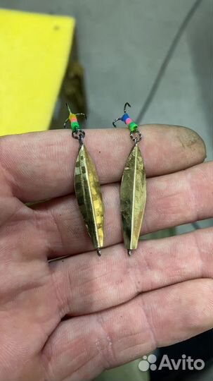 Зимние блесны ручной работы маропедка