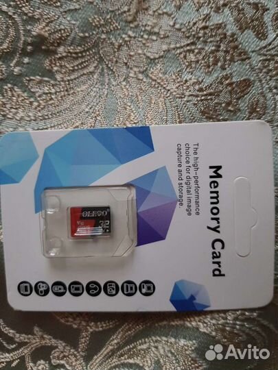 Флешка,Карта памяти MicroSD + адаптер. в упаковке