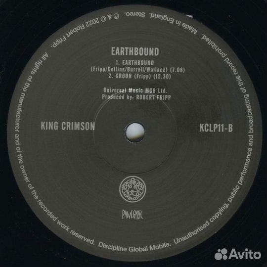 King Crimson / Earthbound (LP)