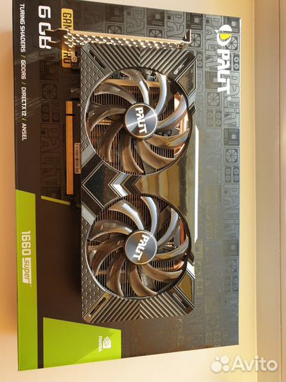 Видеокарта Palit GeForce GTX 1660 super Gaming Pro
