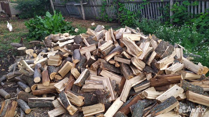 Дрова колотые,клён