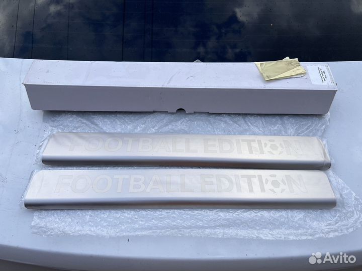 Накладки на пороги vw polo nf