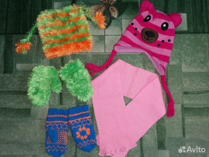 Шапки, шарфы, рукавички пакетом