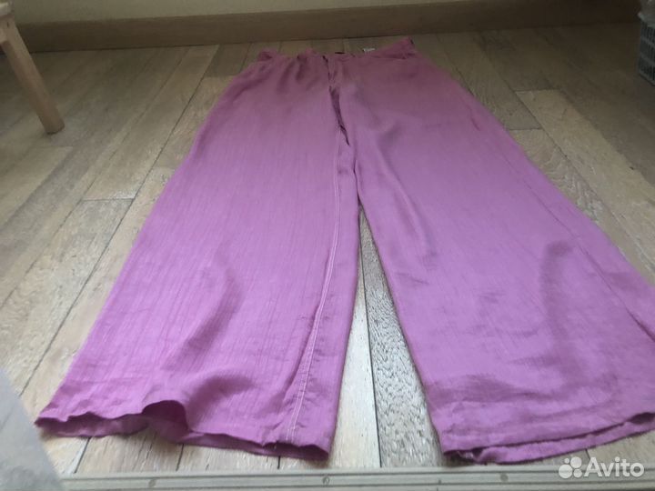 Брюки летние/ трубы,очень длинные.хl