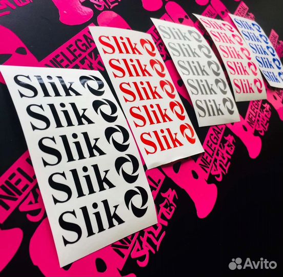 Наклейки Slik (без фона)