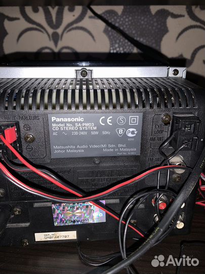 Музыкальный центр panasonic sa-pm03