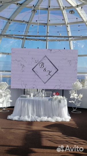 Украшение зала, декор, оформление свадьбы